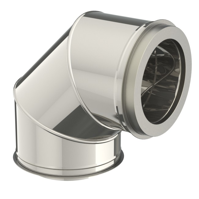 COUDE INOX DW 180-230MM 90° OPSINOX