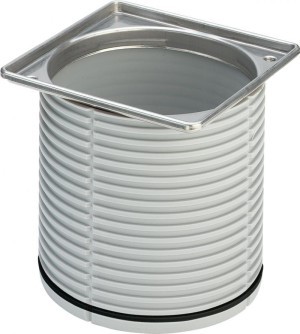 VIEGA DOUCHE VLOERSYPHON OPZETSTUK 10X10 VISIGN Inox