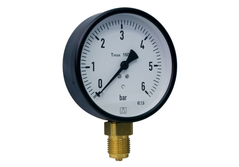 EURO MANOMETER 0-10BAR 1/4 RAD 63 DM