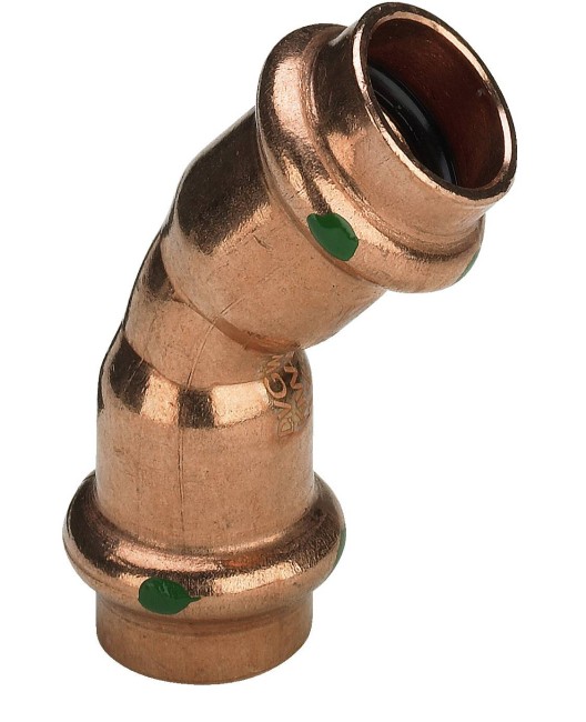 PERS COUDE 18MM 45° FF