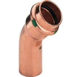 PERS COUDE 15MM MF 45°
