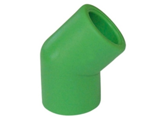 [13120 20] G-8041 20 - COUDE PPR 20MM 45° FF GROEN