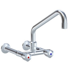 [K.24.42.22.000C74] K.24.42.22.000C74 - KWC GASTRO MUURMENGKRAAN BEC 300 CHR.