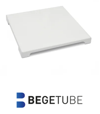 [010910010] 010.910.010 - BEG PROFI AIR DESIGN TOEVOERVENTIEL DN 125, WIT, 18X18 CM