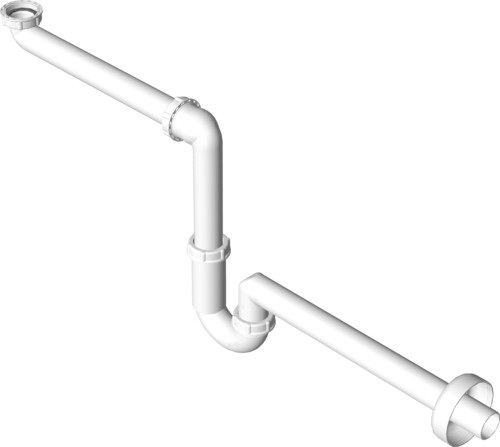 [VIEGA 606 237] VIEGA PLAATSBESPARENDE LAVABO SYPHON 5/4 40MM