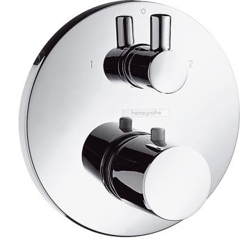 [15721000] 15721000 - HANS GROHE ECOSTAT S AFWERKSET VOOR INBOUWTHERMOSTAAT MET STOPKRAAN EN OMSTELLER CHR.