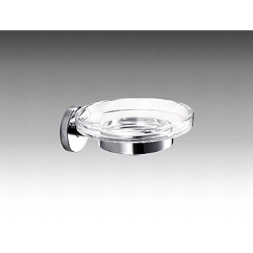 [ A10110  CR 03] A10110CR03 - INDA GEALUNA ZEEPHOUDER WAND + GLAZEN SCHAAL