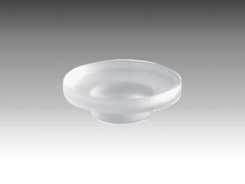 [R46110 ] R46110 - INDA O  ZEEPSCHAAL GESATINEERD GLAS voor logic-touch-mito-inox-ellepi