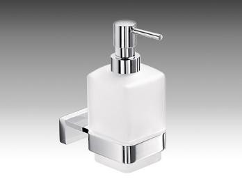 [INDA A19120 CR 21] A19120CR21 - INDA LEA ZEEPDISPENSER WAND + FLACON IN GESATINEERD GLAS A18120CR21
