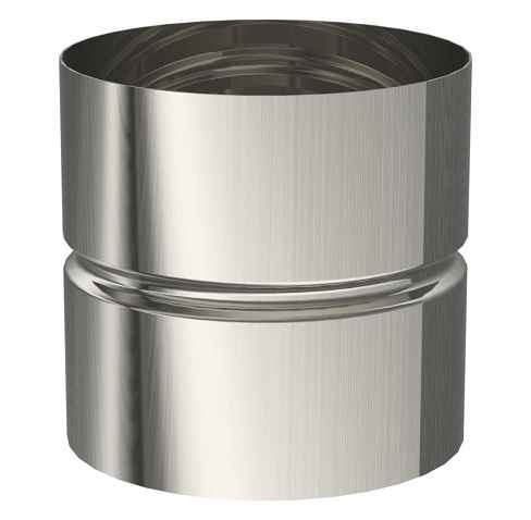 [023710 Z] 1-09-0700-080 - MOF INOX 80MM ZONDER DICHTING
