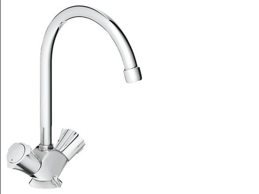[31812001] 31812001 - GROHE COSTA L KEUKEN TWEEGREEPSMENGKRAAN MET BEK MOBIEL CHR.