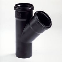 [11166 90] 390.434.14.1 - T STUK ZWART PPC 90MM 45° MF (15)