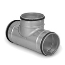 [02 236] 99.TD125.100 - SPIRAAL T-STUK 125-100MM MET DICHTING