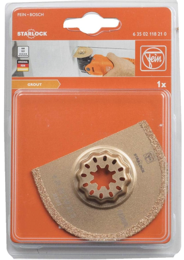 [06 370] 635 02 118 016 - FEIN ZAAG TEGELVOEGEN HARDMETAL 2,2MM  HALF ROND 63502118016