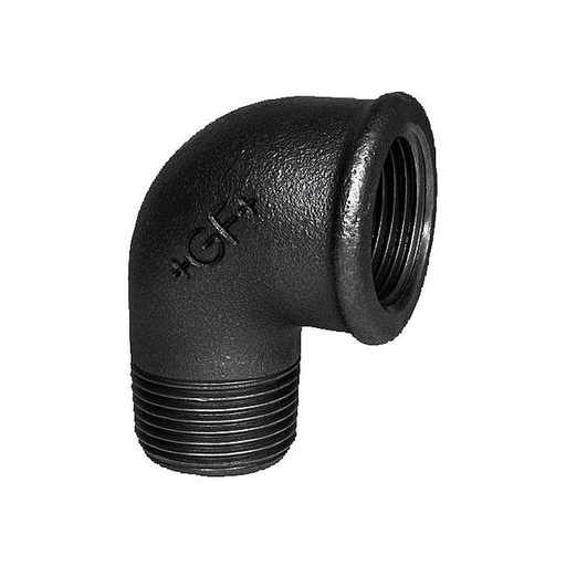 [NR 92 1/4 Z] 40929-S - COUDE 1/4 MF ZWART