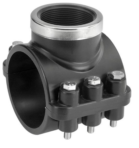 [19 019] GC KPSX9020 - SNEL T / AANBOORZADEL PP ZWART 90MM 2"