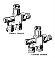 [V2220X0015] V2220X0015 - HONEYWELL KRAAN VERDEELSTUK VLOER 50% 3/4" EUROKONE