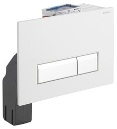 [115.600.KQ.1] 115.600.KQ.1 - GEBERIT DUWPLAAT SIGMA 40 WIT DUOFRESH + GEUR EN WC-BLOKJESH. ///