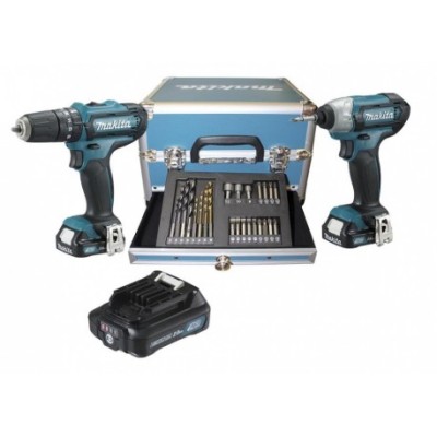 [MAKITA CLX202SAX2] CLX202SAX2 - MAKITA COMBOPACK 10,8V SLAGSCHROEVENDRAAIER+KLOPBOORMACHIENE 