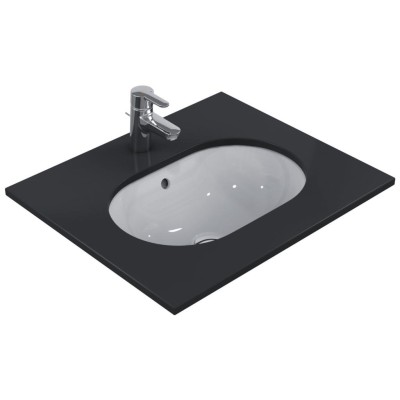 [E504801] E504801 - IDEAL STANDARD CONNECT ONDERBOUWWASTAFEL 550mm x 380 OVAAL WIT 