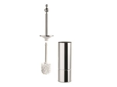 [A37140 CR] A37140CR - INDA RAFFAELLA TOILETBORSTELHOUDER VOOR A/D WAND OF VRIJSTAAND CHROOM
