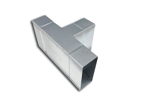 [SV 130V 80X220] T-80X220 A - SPIRAAL MECANO T-STUK 90° VERTICAAL 80X220/80X220