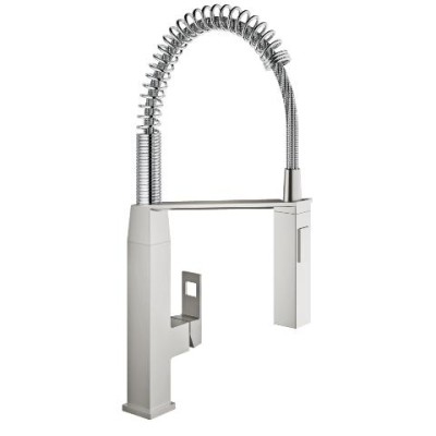  31395DC0 - GROHE EUROCUBE KEUKENKRAAN MET PROF. SPROEIER SUPERSTEEL