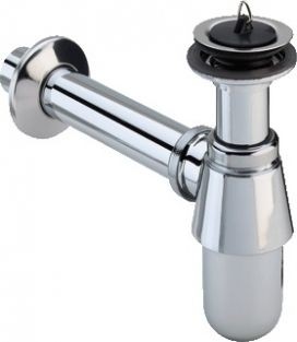 [VIEGA 102 845] VIEGA LAVABO SYPHON CHROME MET CREPINE 32MM 5/4