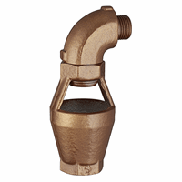 [552140] 552140 - CALEFFI VUL TRECHTER MET BOOG BRONS 1/2M X 3/4F