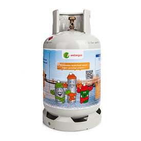 [30 001] GASFLES 10,5KG PROPAAN GRIJS SCHELL