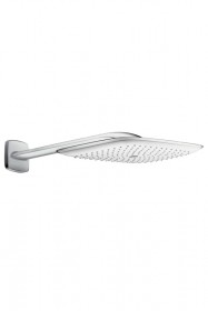 [27437400] 27437400 - HANS GROHE HOOFDDOUCHE PURAVIDA 400 AIR 1JET WANDMODEL WIT/ CHR.