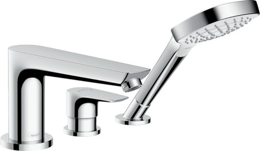 [71731000 ] 71731000 - HANS GROHE TALIS E AFWERKSET 3-GATSBADMENGKRAAN OP BADRAND CHR.