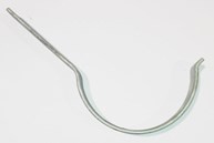 [131805] CRG28AQ - GOOTHAAK GALVA HALF ROND MET STAART 285