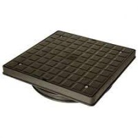 [9315 8543] 8543 - Putdeksel pp zwart 315mm geurdicht 340x340 2000kg