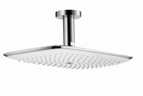 [27390400] 27390400 - HANS GROHE HOOFDDOUCHE PURAVIDA 400 AIR 1JET - PLAFONDMODEL WIT/ CHR.