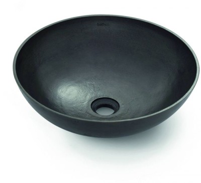 [L244/105] L 244 105 - CONIMA SPOT MIDDLE Z. OVERLOOP/ UITV. PORSELEIN MAT ZWART diam 38