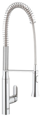  32950DC0 - GROHE K7 KEUKENMENGKRAAN MET PROFESSIONELE SPROEIER H674 SUPERSTEEL