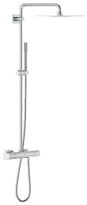 [GROHE 27 469 000] 27469000 - GROHE SHOWERPIPE RAINSHOWER F-SERIES SYSTEM 254 DOUCHESYTEEM MET THERMOSTAAT