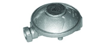 [07 355 37] S5271 - GAS ONTSPANNER GRIJS vast 37MBAR 1/4IN 1/4UIT 2KG
