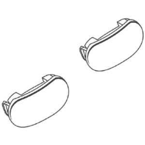 [02490P0M] 02490P0M - GROHE O SET AFDEKKAPJES VOOR INSTELGREEP 