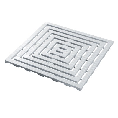 [447] 447 - DELABIE ROOSTERMAT ANTI-SLIP WIT KUNSTSTOF