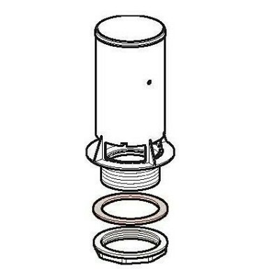 [240.986.00.1] 240.986.00.1 - GEBERIT O KLOKHOUDER DUOBLOC RESERVOIR