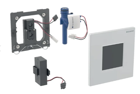 [116.032.11.1] 116.032.11.1 - GEBERIT URINOIRSTURING ELEKTRONISCH BOLERO WIT - BATTERIJVOEDING