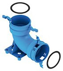 [119978] 40.047.04.36 - VENTILATIE HYBALANS BOCHTSTUK 90 GRADEN MET MONTAGEVOET