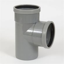 [9134 110] 1196901277 - T-STUK GRIJS RIOOL 110MM 90° MFF * (10)