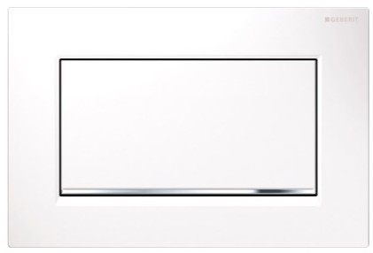 [115.893.KJ.1] 115.893.KJ.1 - GEBERIT DUWPLAAT SIGMA 30 SPOEL/ STOP WIT