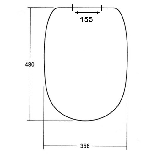 [S8H513S1000] S8H513S1000 - SPHINX 355 WC-ZITTING SOFTCLOSE
