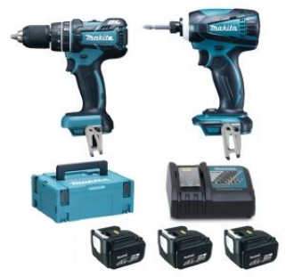 [MAKITA DLX2061 MJ1] DLX2061MJ1  - MAKITA BATTERIJMACHINE 14,4VOLT COMBISET DHP470 + DTD 135