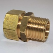 [PLT RAC 15 1/2] FGP-FST-15 - PLT RACCORD 1/2M 15 FLEXIBEL GAS 15MM (1/2) GEEL