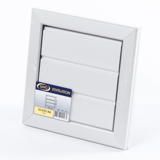 [3411] 12-2121 A - ROOSTER ALU 21X21 OVERDRUKROOSTER + KLEPPEN12-2121